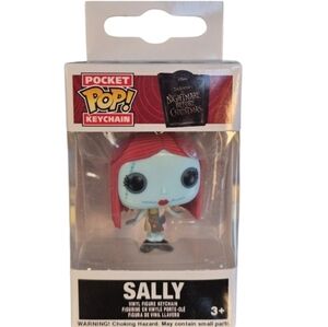 Funko × Disney's Nightmare Before Christmas-SALLY Pocket POP Keychain,Red.